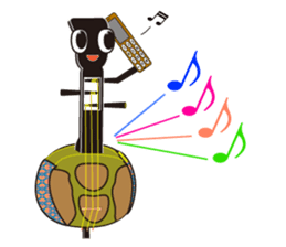 Japanese instruments classic shamin sticker #1778919