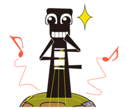 Japanese instruments classic shamin sticker #1778927