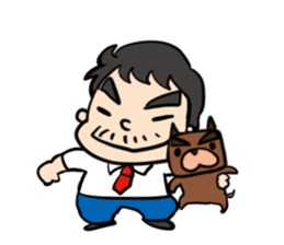 Mr.funako with dog sticker #1779215