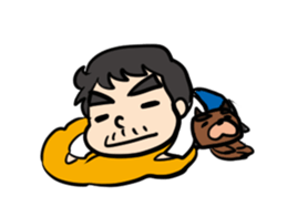 Mr.funako with dog sticker #1779217