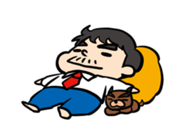 Mr.funako with dog sticker #1779218