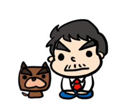 Mr.funako with dog sticker #1779219