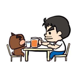 Mr.funako with dog sticker #1779220