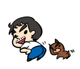 Mr.funako with dog sticker #1779223