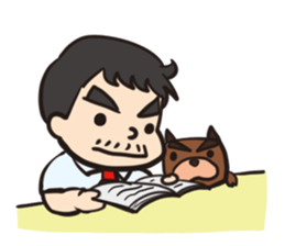 Mr.funako with dog sticker #1779236