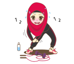 Maryam Sweetie Hijab sticker #1779279