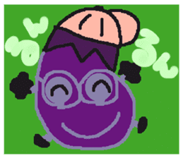 Rei of the eggplant sticker #1780121