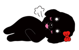 Black poodle and its friends sticker #1780398