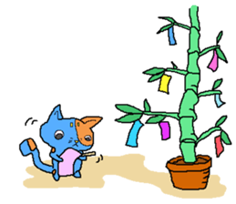 Blue Cats 2 sticker #1780455