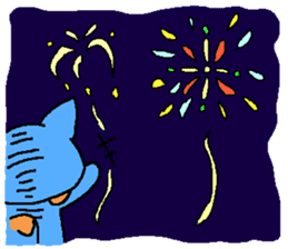 Blue Cats 2 sticker #1780463