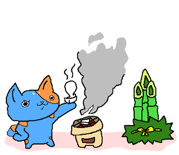 Blue Cats 2 sticker #1780468