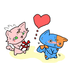 Blue Cats 2 sticker #1780476