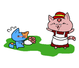 Blue Cats 2 sticker #1780487