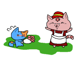 Blue Cats 2 sticker #1780487