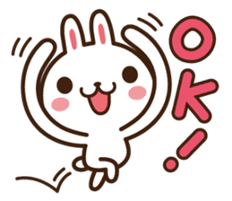 Positive rabbit & Negative rabbit sticker #1780729
