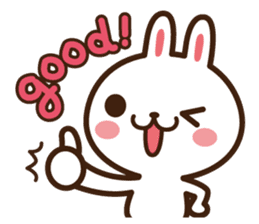 Positive rabbit & Negative rabbit sticker #1780738