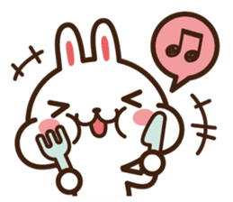Positive rabbit & Negative rabbit sticker #1780756