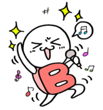 Blood type B sticker sticker #1780840