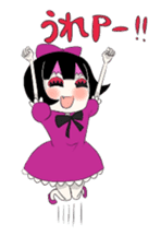 Gothic girl&Lolita girl sticker #1781853