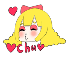 Gothic girl&Lolita girl sticker #1781854