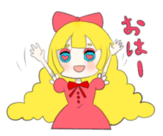 Gothic girl&Lolita girl sticker #1781855