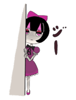Gothic girl&Lolita girl sticker #1781857