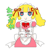 Gothic girl&Lolita girl sticker #1781859