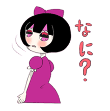 Gothic girl&Lolita girl sticker #1781860