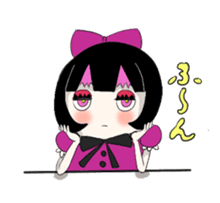 Gothic girl&Lolita girl sticker #1781861
