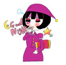 Gothic girl&Lolita girl sticker #1781862