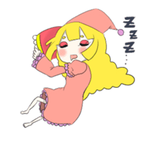 Gothic girl&Lolita girl sticker #1781863