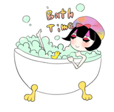 Gothic girl&Lolita girl sticker #1781866