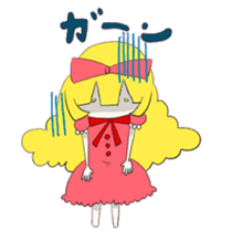 Gothic girl&Lolita girl sticker #1781869