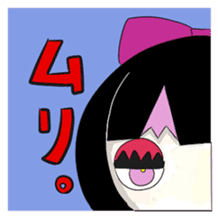 Gothic girl&Lolita girl sticker #1781870