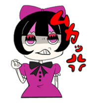 Gothic girl&Lolita girl sticker #1781871