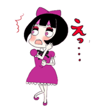 Gothic girl&Lolita girl sticker #1781878