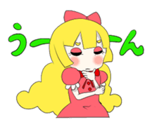 Gothic girl&Lolita girl sticker #1781881
