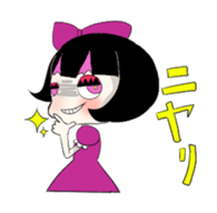 Gothic girl&Lolita girl sticker #1781882