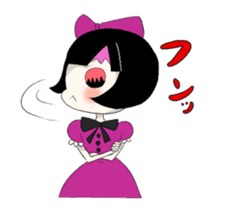 Gothic girl&Lolita girl sticker #1781886