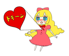 Gothic girl&Lolita girl sticker #1781888