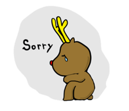 Toy-kun of reindeer sticker #1782000