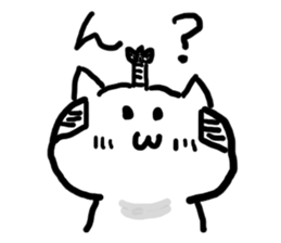 samurai cat sticker sticker #1782411