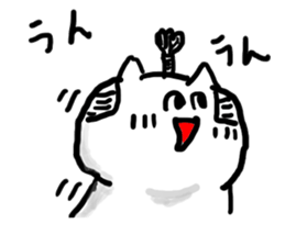 samurai cat sticker sticker #1782415