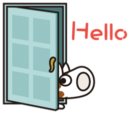 Fish sausage dog sticker #1782535