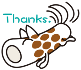 Fish sausage dog sticker #1782547