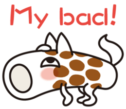 Fish sausage dog sticker #1782552