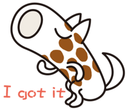 Fish sausage dog sticker #1782564