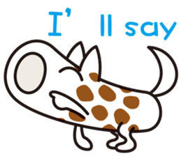 Fish sausage dog sticker #1782566