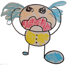 Jump out! My scribble sticker #1782655