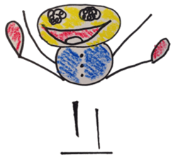 Jump out! My scribble sticker #1782661